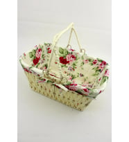 Hasır Ekmeklik Dikdörtgen Ekmek Sepeti Derin Krem25*17*12cm
