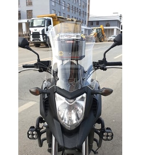 MOTOCAM Honda NC 700 750 X Ön Cam 2012-2015 Model 50cm Şeffaf Renkli 4mm ORTA BOYLU