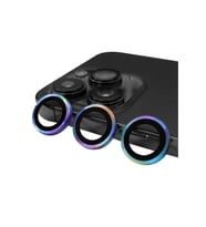 Apple iPhone 14 Pro Max Uyumlu Zore CL-07 Kamera Lens Koruyucu (Çok Renkli)