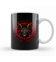 Black Goat Color Azhmodai Lovecraft Kupa Bardak Porselen