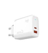 Always-01 GaN Tech Type-C PD4.0 USB-A QC3.0 Hızlı Şarj Özellikli Seyahat Şarj Başlığı 65W (Beyaz)