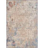 Eliana Home Baskılı, Yıkanabilir Kaymaz Taban Salon Halısı LNA1822 100x150 cm (Bej)
