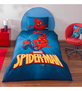 Spiderman Classical Tek Kişilik Pamuk Nevresim Takımı