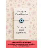 30 Adet Nazar Boncuklu Kartlı Bileklik - Bride to be - Kına Hediyesi - Nikah- Çocuk Mevlid Hediyesi