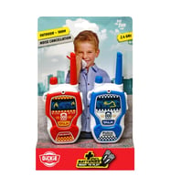 Dickie Toys Çocuk Telsiz Oyun Seti 2'li 2.4 GHz Frekanslı, 100 Metre Menzilli, Gürültü Azaltma Özell
