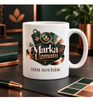 Marka Uzmanı Kupa Bardak Büyüteç ve Renk Kartelası Tasarımı