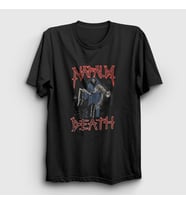 Presmono Unisex Siyah Reaper Napalm Death T-Shirt 386312tt