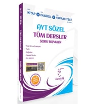 Karekök Yayıncılık AYT Tüm Dersler Soru Bankası Sözel Yeni