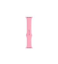 Apple Watch 7 45mm Uyumlu Band Serisi Klasik Kordon Silikon Strap Kayış (Pembe)