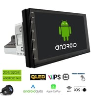 MEGAVOX MGX-703 Android Tek Dın 7 İnç 2+32GB BT/USB/GPS/Radyo/IPS Ekran/Geri Görüş Kamerası