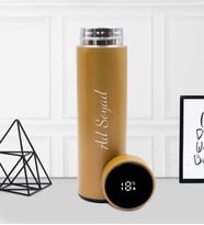 Kişiye Özel 500 ML Dereceli Termos (Gold)