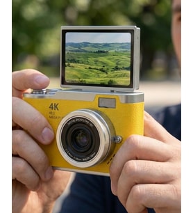 Yeni Nesil Dijital Kamera 48 Video Zoomlu Selfie Vlog Kamera