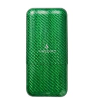Firebird Yeşil Karbon Desenli Üçlü Puro Kılıfı TRM4008
