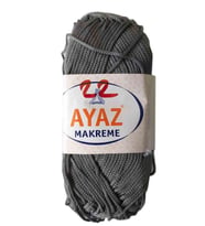 Angel Çanta Aksesuar 100 Gram Polyester Makrome No:22 Koyu Gri
