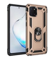 Galaxy A81 (Note 10 Lite) Kılıf Vega Yüzüklü Standlı Zırh Kılıf (Gold)