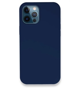 Newface Apple iPhone 12 Pro Kılıf Lansman Legant Silikon - Lacivert