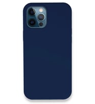 Newface Apple iPhone 12 Pro Kılıf Lansman Legant Silikon - Lacivert