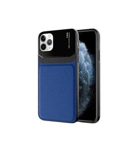 Apple iPhone 11 Pro Max Uyumlu Kılıf Zore Emiks Kapak (Lacivert)