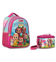 Cry Babies Kız Çocuk Pembe İlkokul Sırt Çantası ve Beslenme Çantası Seti
