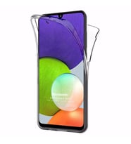 Microsonic Samsung Galaxy M32 4G Kılıf 6 Tarafı Tam Full Koruma 360 Clear Soft Şeffaf