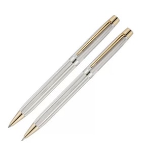 Scrikss 722W Gold-Chrome (Tükenmez-Kurşun)