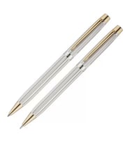Scrikss 722W Gold-Chrome (Tükenmez-Kurşun)