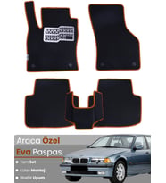 BMW 3 SERİSİ E36 (1990-2000) Uyumlu EVA Paspas Tam Set–Araca Özel,Su Geçirmez,Kolay Montaj