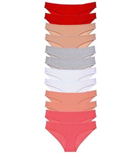 12 adet Süper Eko Set Likralı Kadın Slip Külot Set 5