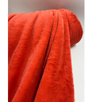 DÜZ TOSCANA PELUŞ KUMAŞ (Nar Çiçeği)