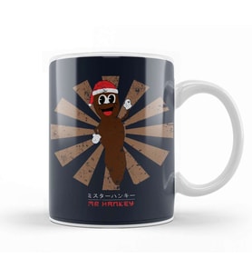 Mr Hankey The Christmas Poo Retro Japanese Kupa Bardak Porselen