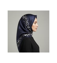 Soft Zarif Leopar Desenli Moda Trend Şal