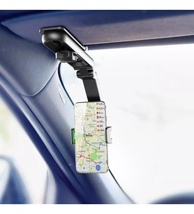 Multifonksiyonel Profesyonel Araç İçi Telefon Tutucu İster Araç Güneşlik Montaj İster Selfie Çubuğu İster Masaya Montaj 360 Derece Dönebilen Cep Telefonları İçin Sun-Mlt-33