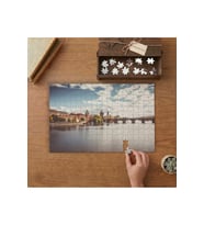 Charles Köprüsü Pra Tasarımı 240 parça Ahşap Puzzle Ahşap Kutuda MP00192