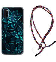 Samsung M21 M22 M23 M30 M31S M32 Kılıf Boyun Asklı Rasta Silikon Mistik Çiçekler 1650