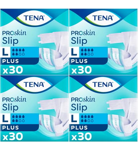 Tena Proskin Slip Plus Bel Bantlı Yetişkin Bezi L - Büyük - Large  120 Adet