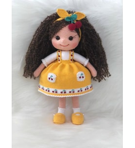 İnci Tanem Bebek Amigurumi Organik Oyuncak