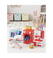Oem Oyuncak Çamaşır Makinesi Seti 3+ Yaş Eğitici Oyuncak Ev Seti Mini Laundry Set Aksesuar