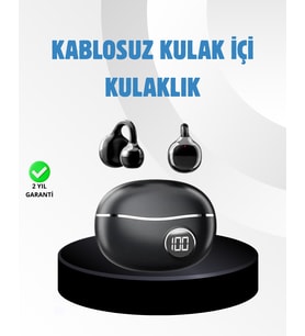Açık Kulak Kablosuz Bluetooth Kulaklık – Konforlu Tasarım ve Uzun Süreli Kullanım