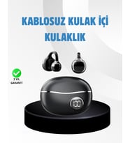 Açık Kulak Kablosuz Bluetooth Kulaklık – Konforlu Tasarım ve Uzun Süreli Kullanım