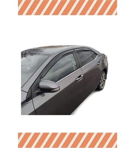 Toyota Corolla 2013-2018 4'lü Mügen Tip Cam Rüzgarlığı