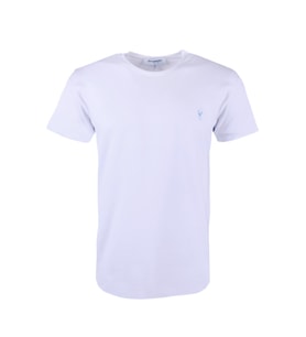 Erkek Kısa Kollu T-shirt (Beyaz)