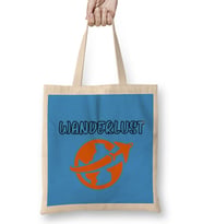 funny Travel gift design lover-Trippin Wanderlust Journey Adventurer Vacation Bez Çanta Uzun Saplı