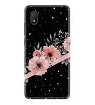 TCL L7 Kılıf Resimli Silikon Kılıf Flowers Dots 1423