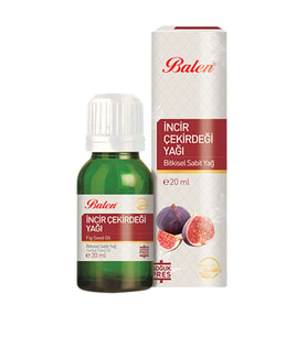 Incir Çekirdeği Yağı Doğal Bitkisel Sabit Yağ Içilebilir Soğuk Pres 20 Ml.