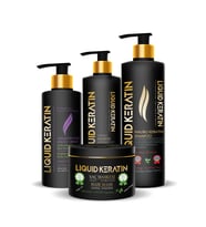Düzleştirici Keratin Saç Bakım Seti - Brezilya Fönü (4'lü) Full Set