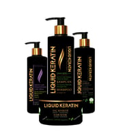 Düzleştirici Keratin Saç Bakım Seti - Brezilya Fönü (4'lü) Full Set