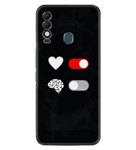Spark 8T Kılıf Silikon Desen Özel Seri Love Brain 1722
