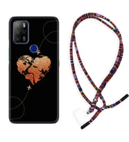 Omix X300 X500 X400 X600 X700 Kılıf Boyun Asklı Rasta Silikon Plane Heart 1721
