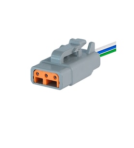 DTM06-3S Erkek Konnektör 3 Pin Kablolu