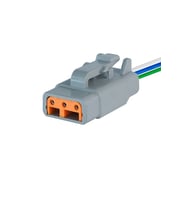 DTM06-3S Erkek Konnektör 3 Pin Kablolu